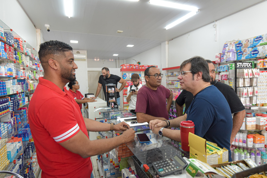 Fabio Rueda visita comerciantes em Brasiléia e reforça compromisso com o desenvolvimento do Alto Acre